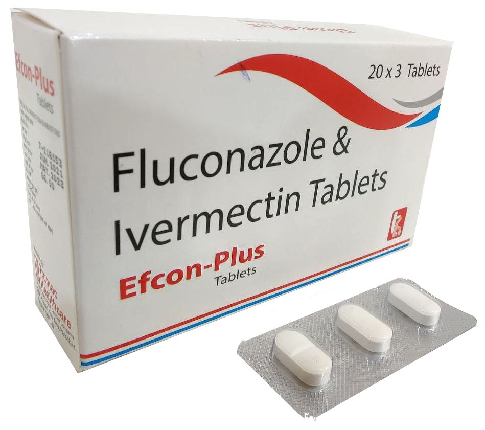 Efcon-Plus Tablet — Fluconazole 150 mg + Ivermectin 12 mg from Trumac Healthcare PCD Pharma Franchise India