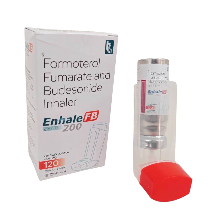 Formoterol (6 mcg) + Budesonide (200 mcg) Inhaler Inhaler — manufactured by Trumac Healthcare