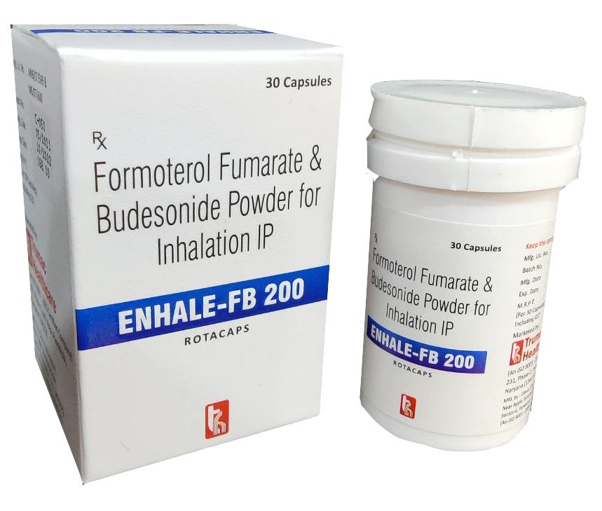 Formoterol (6 mcg) + Budesonide (200 mcg) Rotacaps Rotacap — manufactured by Trumac Healthcare