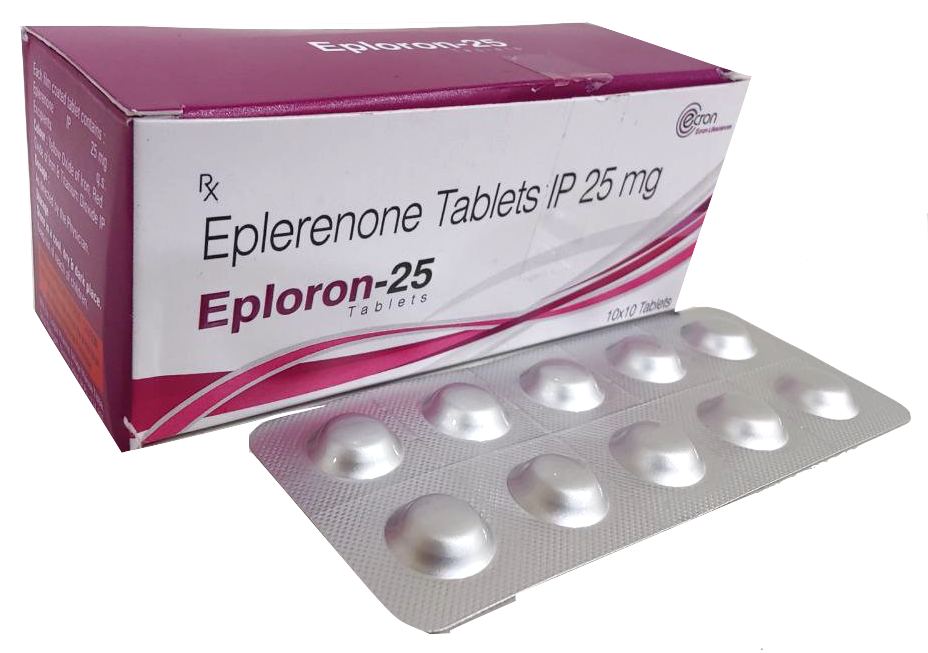 Eploron-25 Tablet — Eplerenone 25 mg from Trumac Healthcare PCD Pharma Franchise India