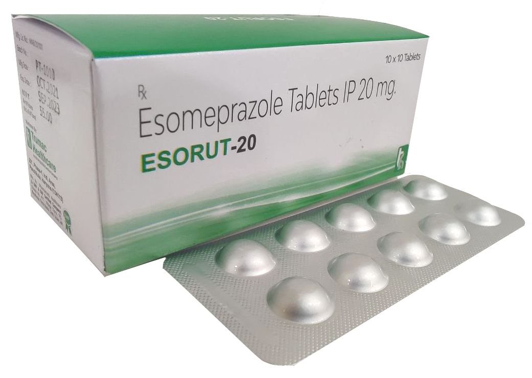 Esomeprazole 20 mg Tablet — manufactured by Trumac Healthcare