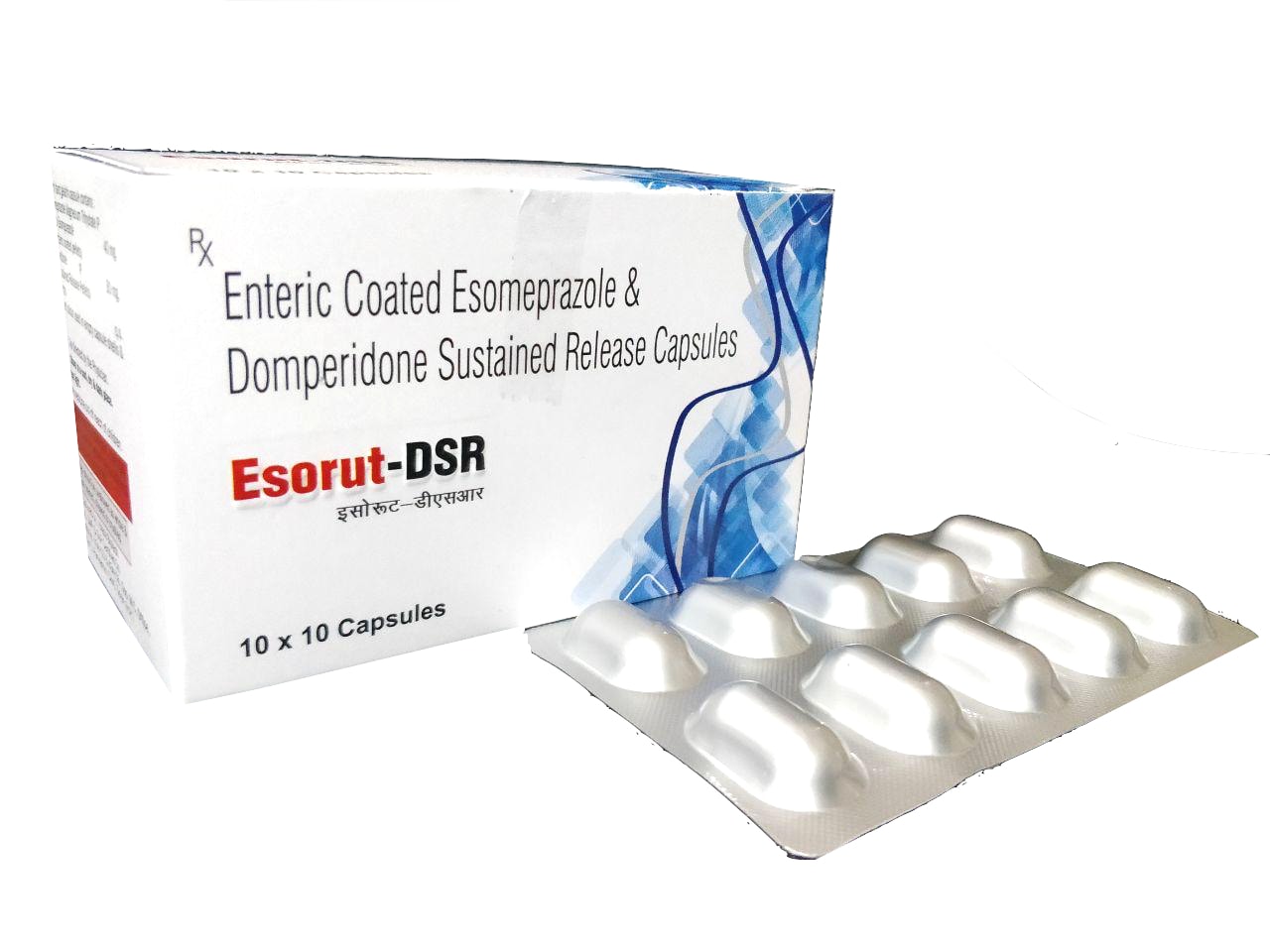Esorut-DSR Tablet — Esomeprazole 40 mg + Domperidone 30 mg from Trumac Healthcare PCD Pharma Franchise India