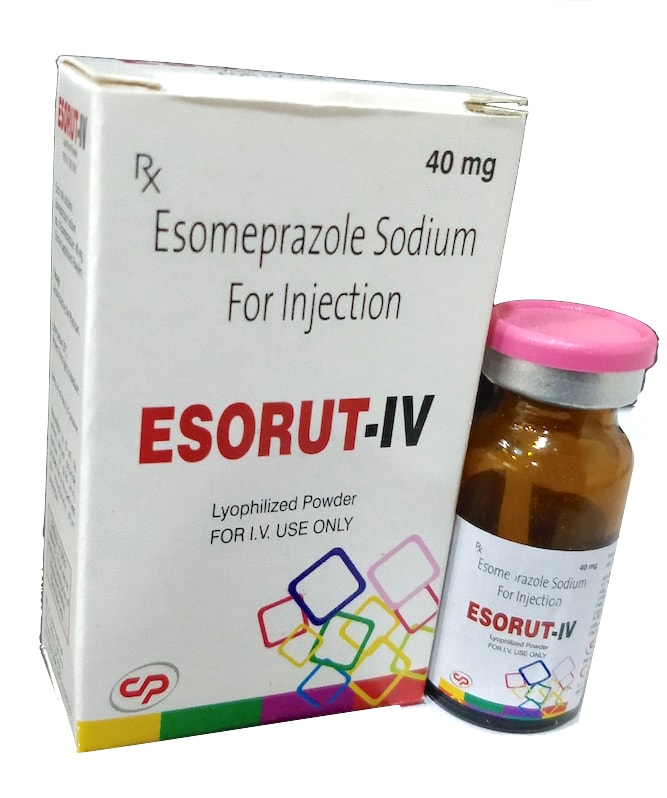 Esorut IV — Esomeprazole Sodium 40 mg from Trumac Healthcare PCD Pharma Franchise India