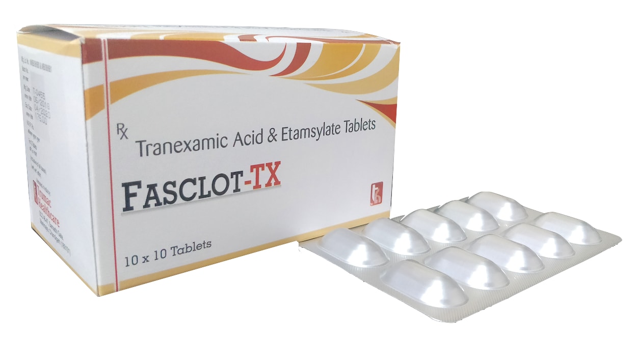 Etamsylate 250 mg & Tranexamic acid 250 mg Tablets Tablet — manufactured by Trumac Healthcare