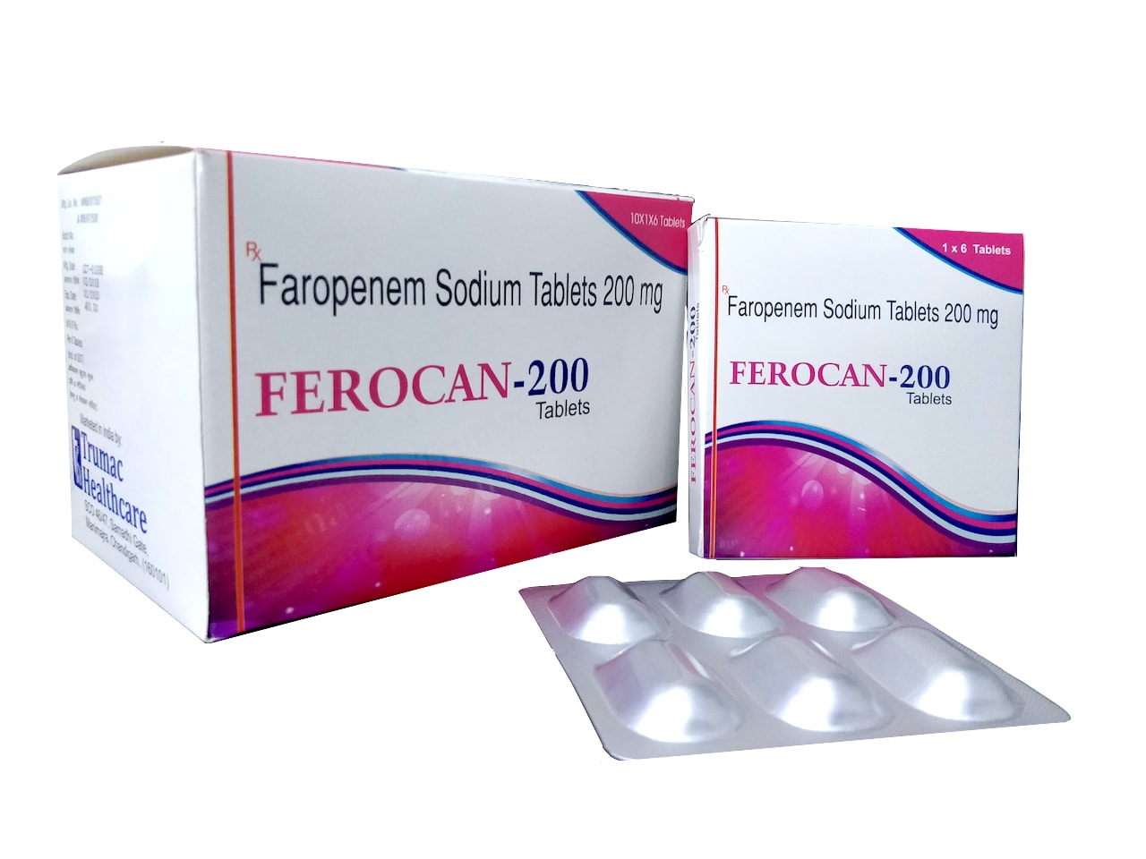 Faropenem 200 mg Tablet — manufactured by Trumac Healthcare