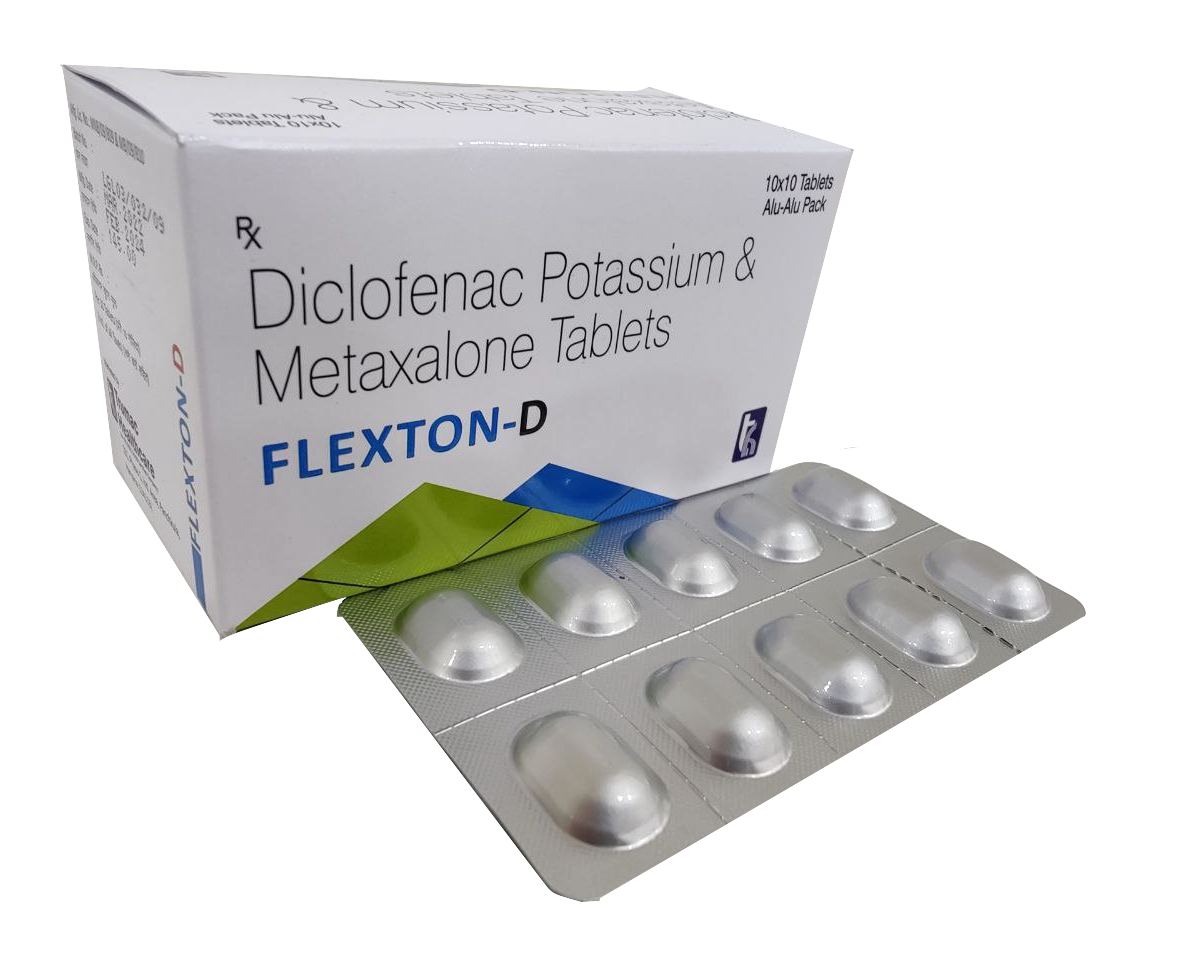 Metaxalone 400 mg + Diclofenac Potassium 50 mg Tablet — manufactured by Trumac Healthcare