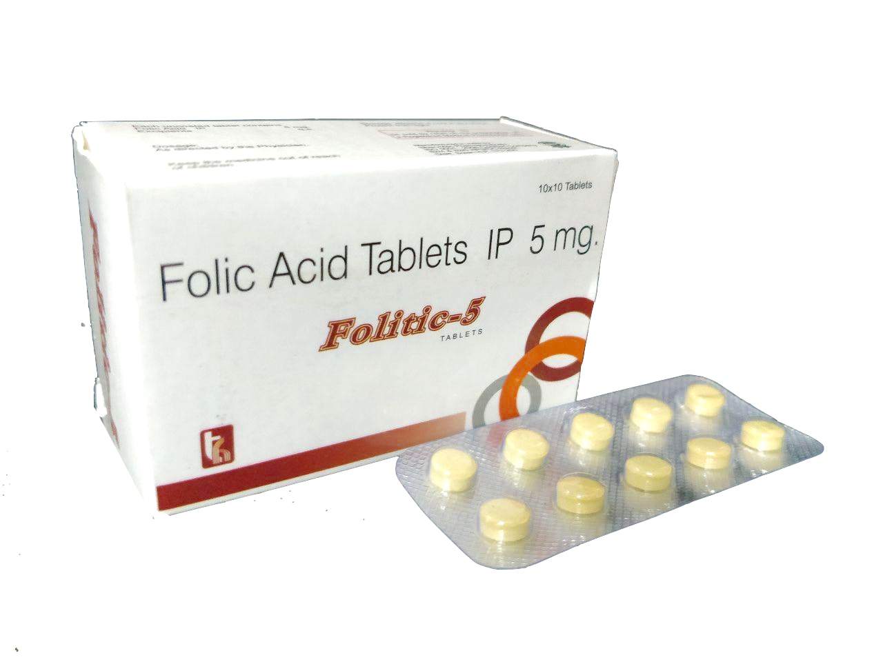 Folitic-5 Tablet — Folic Acid 5 mg from Trumac Healthcare PCD Pharma Franchise India