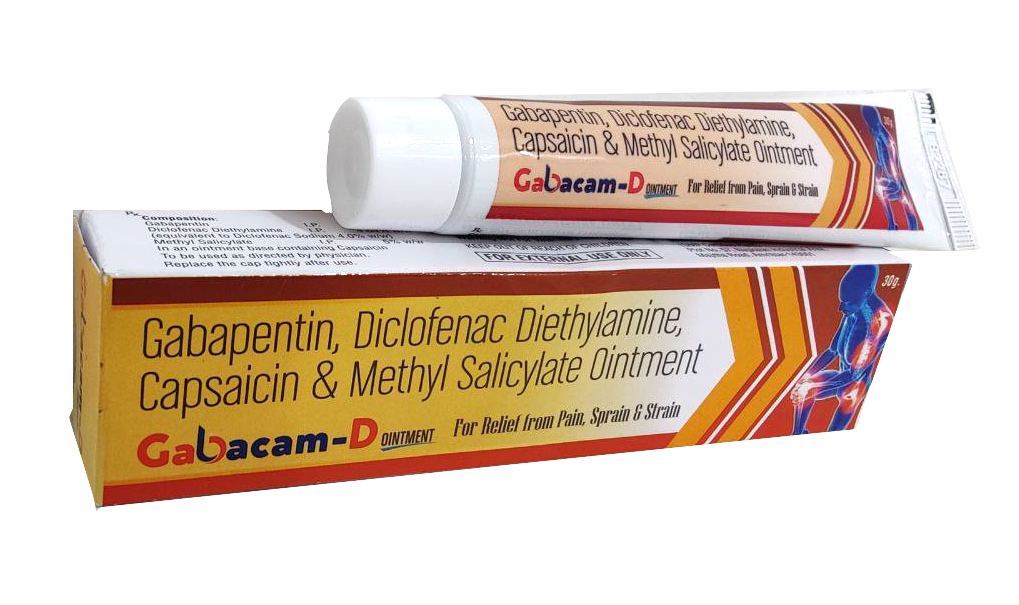 Gabapentin (8% w/w) + Diclofenac (4% w/w) + Methyl Salicylate (5% w/w) Ointment — manufactured by Trumac Healthcare