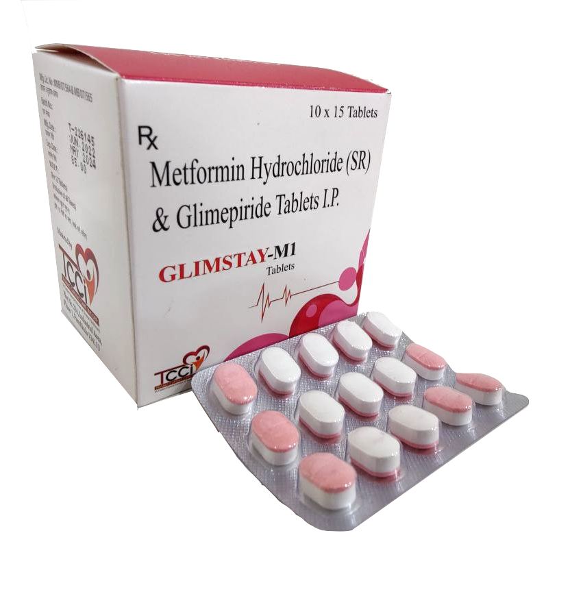 Metformin Hydrochloride 500 mg + Glimepiride 1 mg Tablet — manufactured by Trumac Healthcare
