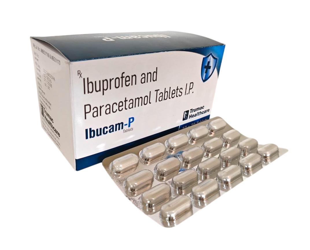 Ibucam-P Tablet — Ibuprofen 400 mg + Paracetamol 325 mg from Trumac Healthcare PCD Pharma Franchise India