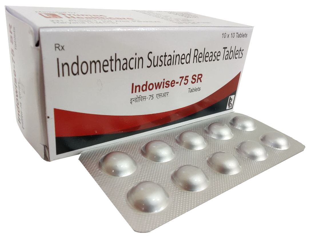 Indomethacin 75 mg (Sustained Release) Tablet — manufactured by Trumac Healthcare