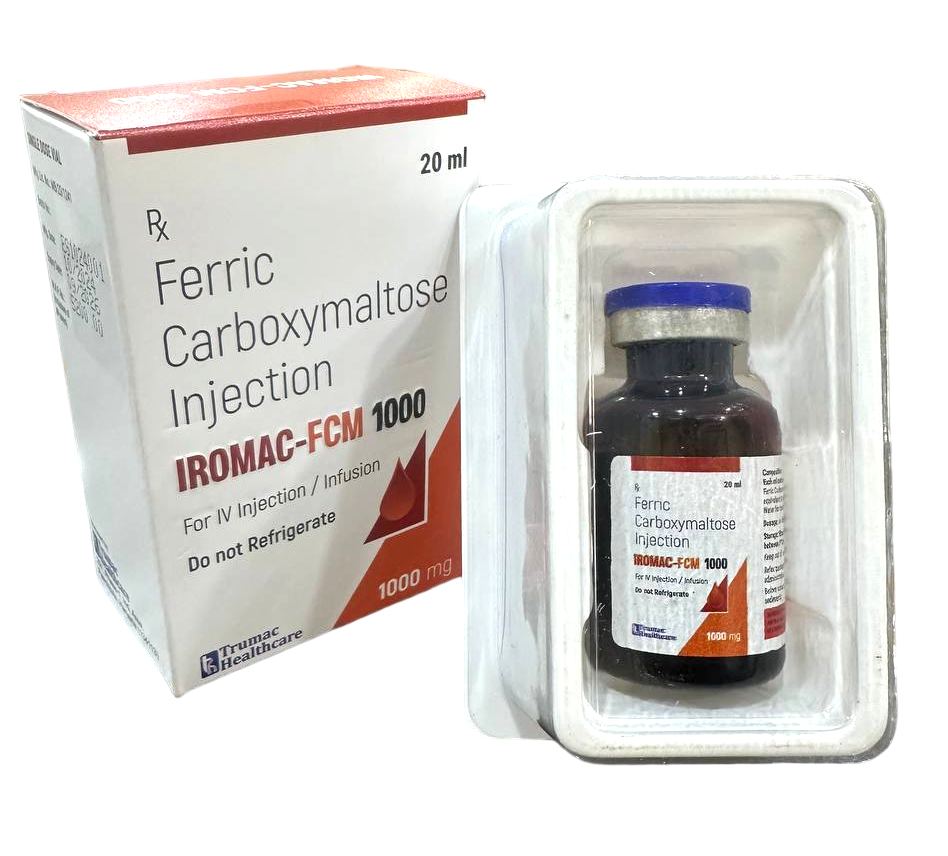 Ferric Carboxymaltose eq. to elemental iron 1000 mg Injection — manufactured by Trumac Healthcare