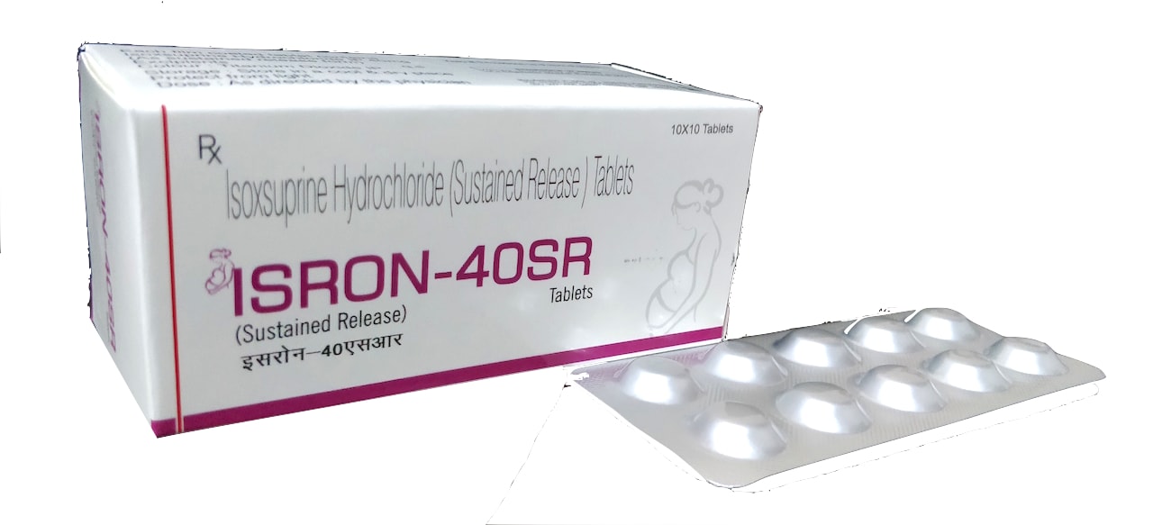 Isoxsuprine Hydrochloride (Sustained Release) 40 mg Tablet — manufactured by Trumac Healthcare