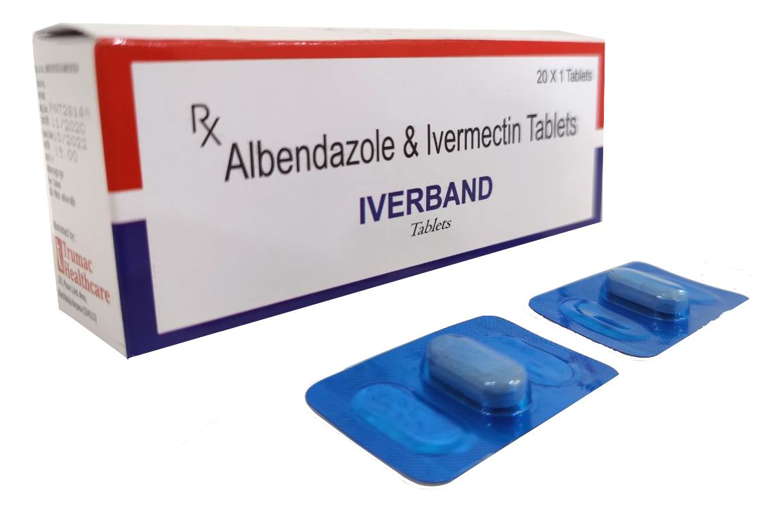Albendazole 400 mg + Ivermectin 6 mg Tablet — manufactured by Trumac Healthcare