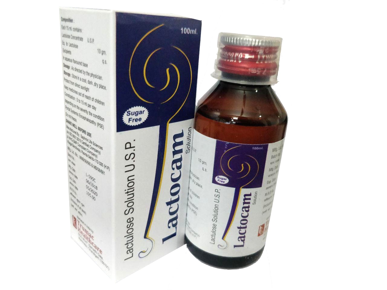 Lactocam Solution 100 ml — Lactulose 10 g per 15 ml from Trumac Healthcare PCD Pharma Franchise India
