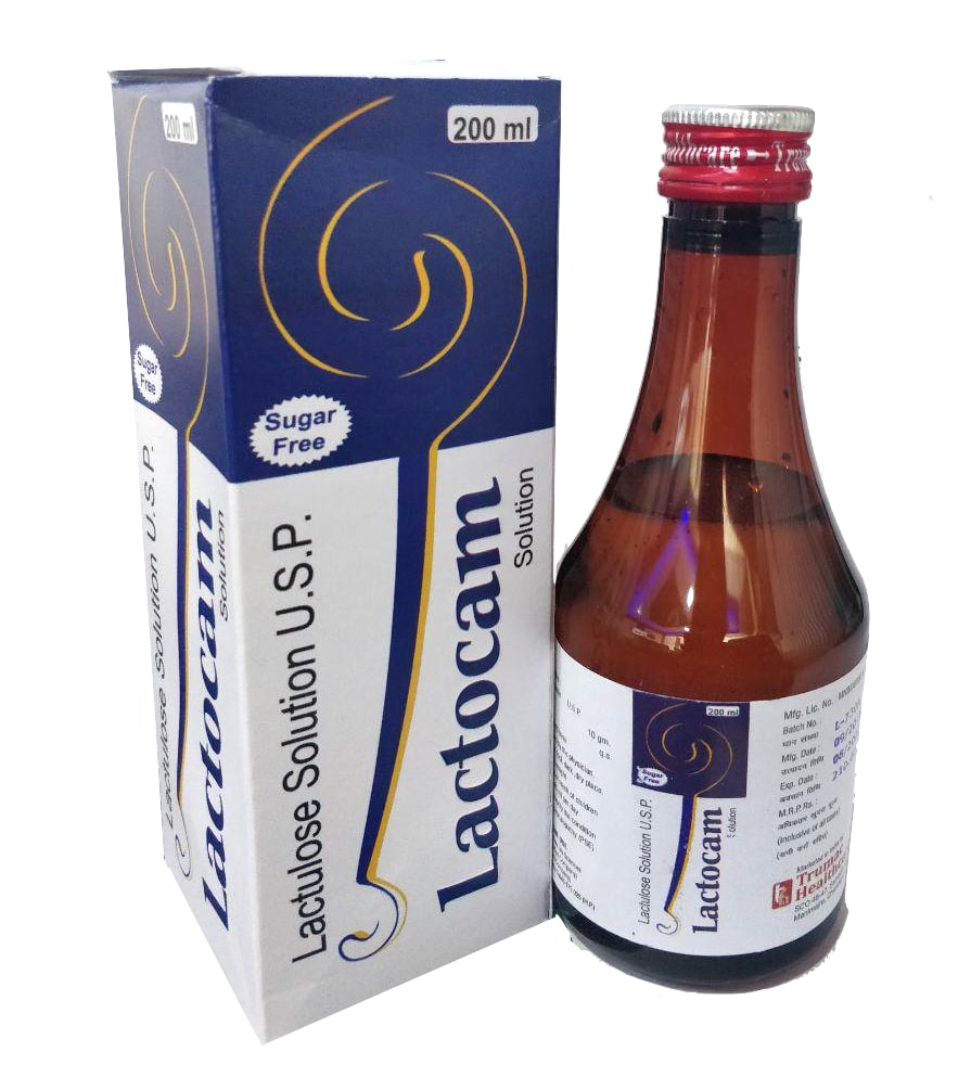 Lactocam Solution 200 ml — Lactulose 10 g per 15 ml from Trumac Healthcare PCD Pharma Franchise India