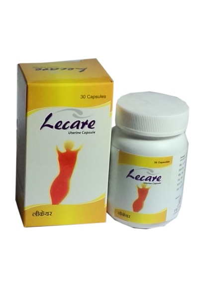 Lecare Uterine Capsule — Ashoka + Lodhra + Shatavari + Herbal Uterine Blend (500 mg cap) from Trumac Healthcare PCD Pharma Franchise India