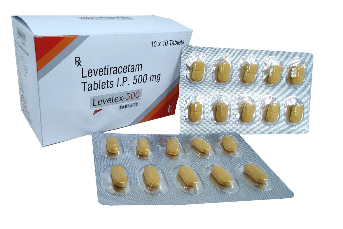 Levetex-500 Tablet — Levetiracetam 500 mg from Trumac Healthcare PCD Pharma Franchise India