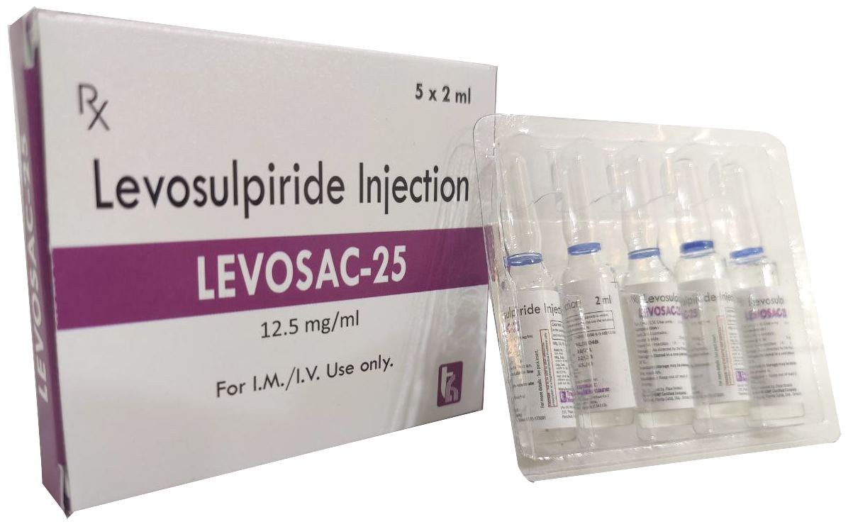 Levosulpiride 25 mg Injection — manufactured by Trumac Healthcare