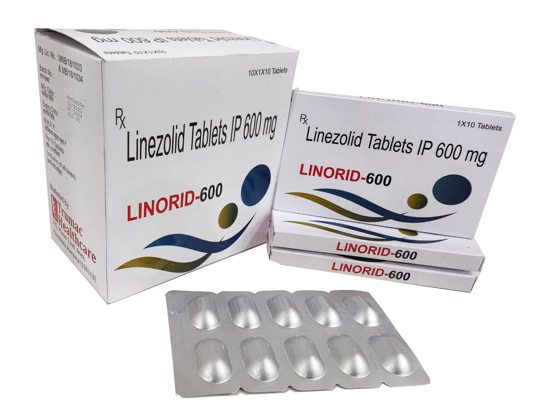 Linezolid 600 mg Tablet — manufactured by Trumac Healthcare