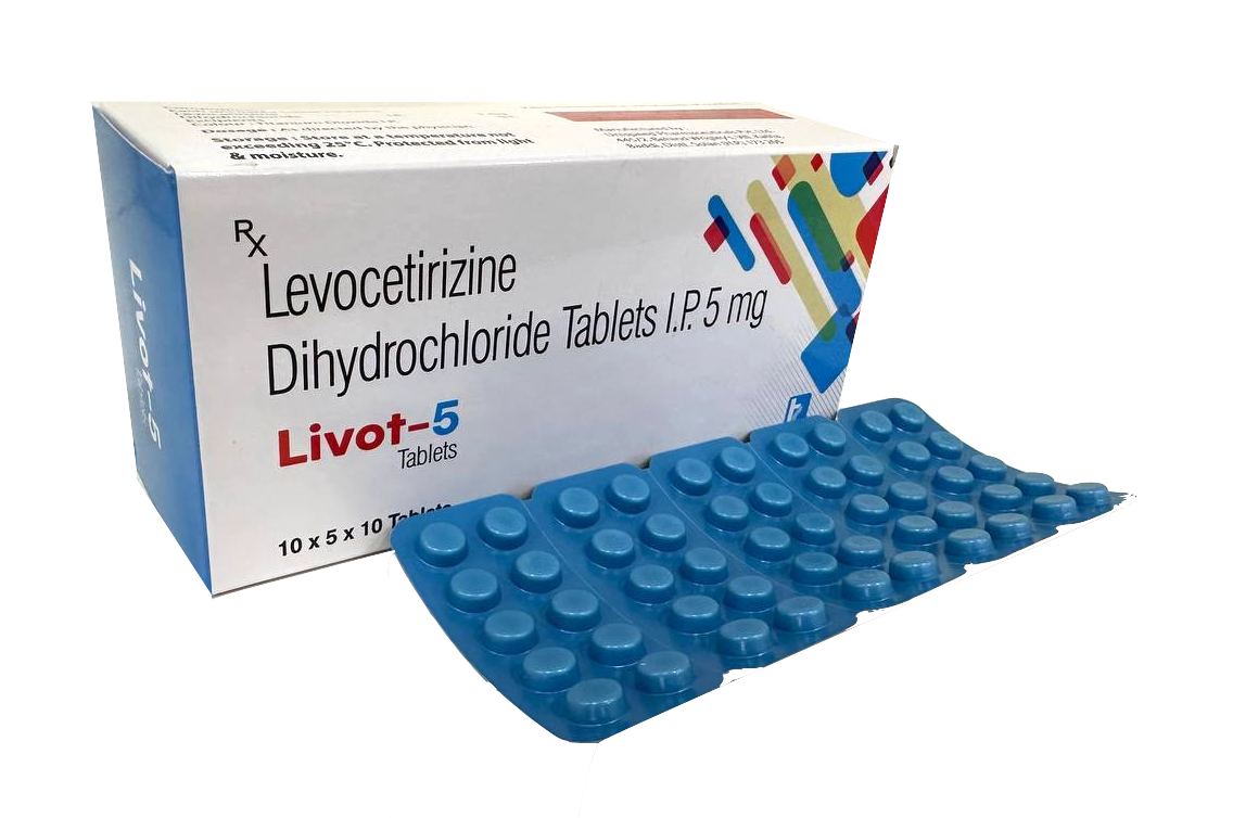 Livot-5 Tablet — Levocetirizine 5 mg from Trumac Healthcare PCD Pharma Franchise India