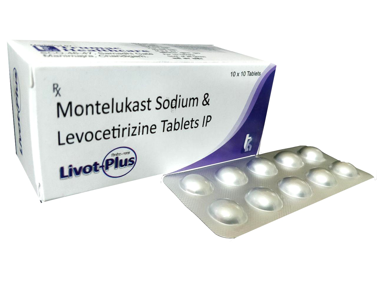 Livot-Plus Tablet — Levocetirizine 5 mg + Montelukast Sodium 10 mg from Trumac Healthcare PCD Pharma Franchise India