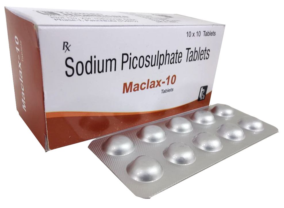 Maclax-10 Tablet — Sodium Picosulphate 10 mg from Trumac Healthcare PCD Pharma Franchise India