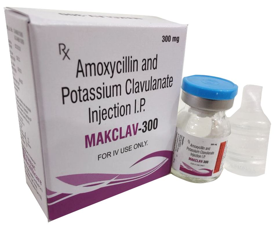 Amoxicillin 250 mg + Clavulanic Acid 50 mg Injection Injection — manufactured by Trumac Healthcare