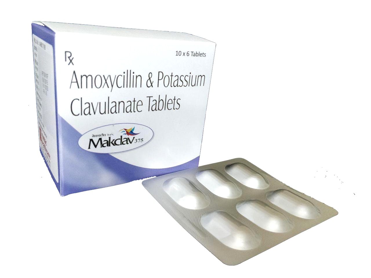 Makclav-375 Tablet — Amoxycillin Trihydrate 250 mg + Potassium Clavulanate 125 mg from Trumac Healthcare PCD Pharma Franchise India