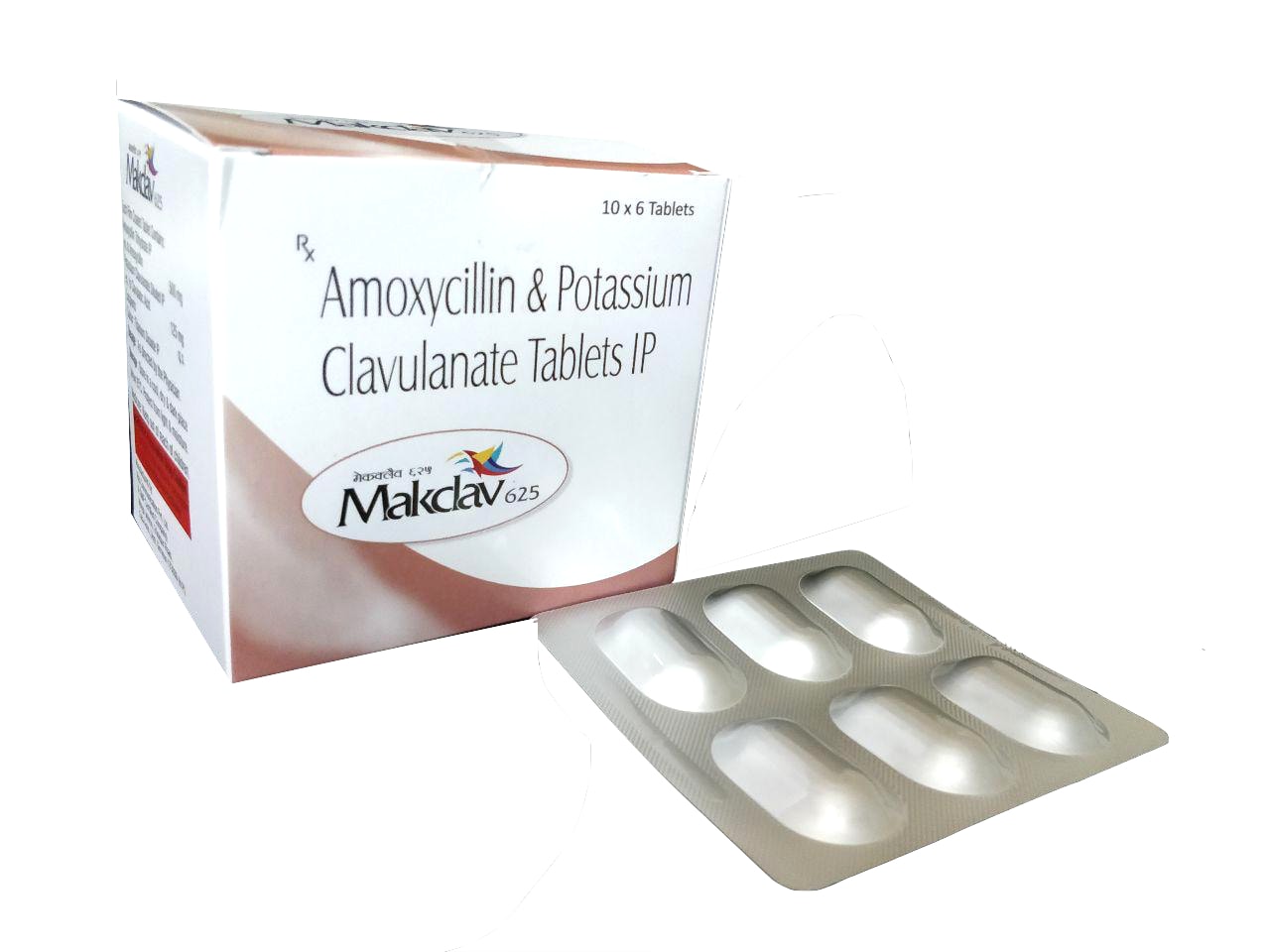 Makclav-625 Tablet — Amoxycillin Trihydrate 500 mg + Potassium Clavulanate 125 mg from Trumac Healthcare PCD Pharma Franchise India
