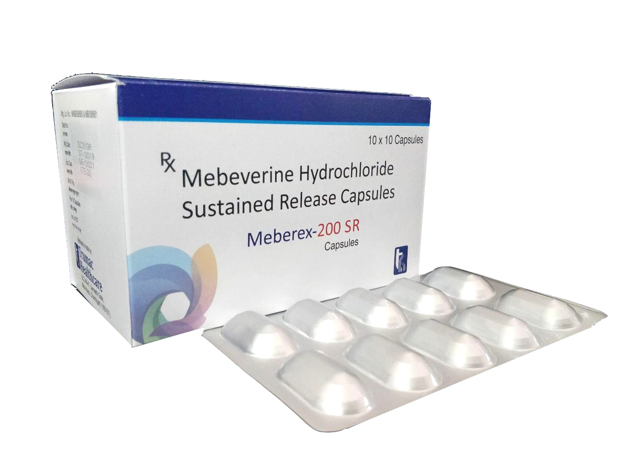 Mebeverine 200 mg Sustained Release Capsules Capsule — manufactured by Trumac Healthcare