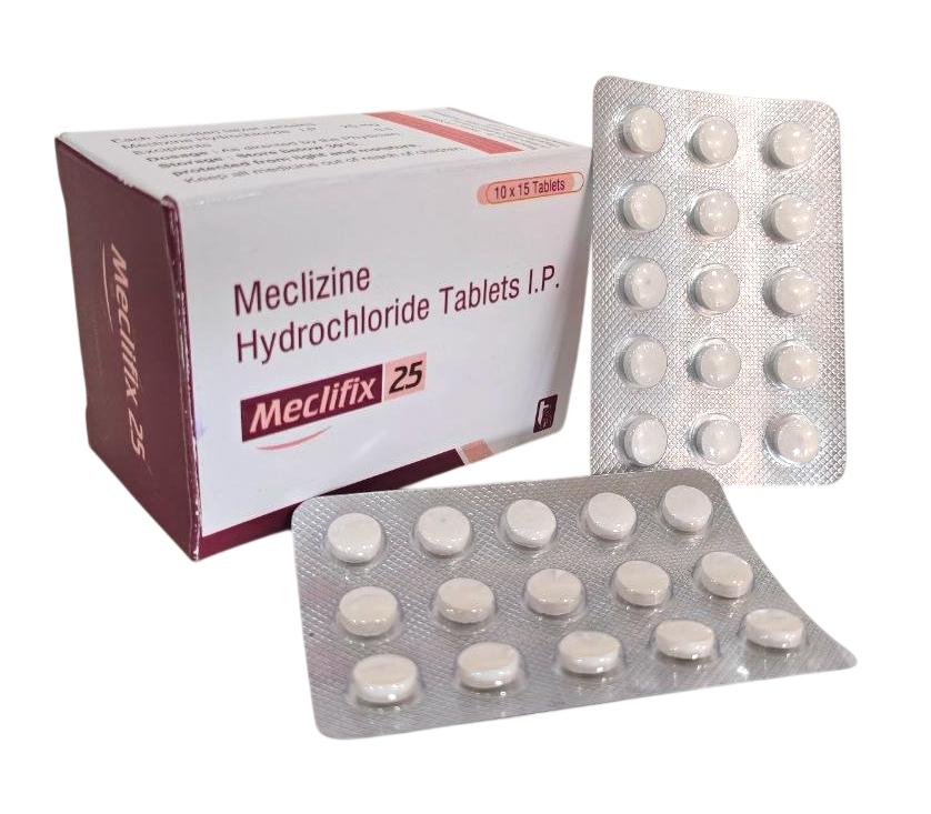 Meclizine (25 mg) Tablet — manufactured by Trumac Healthcare