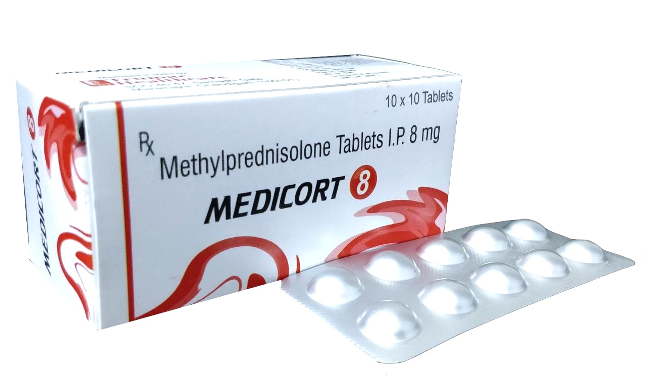 Methylprednisolone 8 mg Tablet — manufactured by Trumac Healthcare