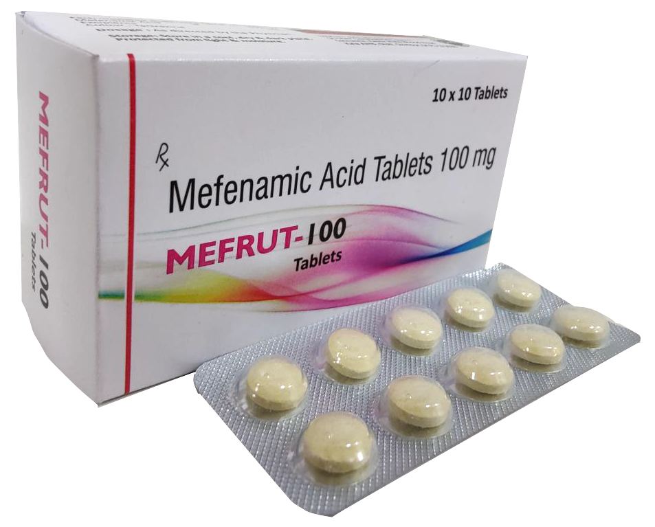 Mefrut-100 Suspension — Mefenamic Acid 100 mg per 5 ml from Trumac Healthcare PCD Pharma Franchise India