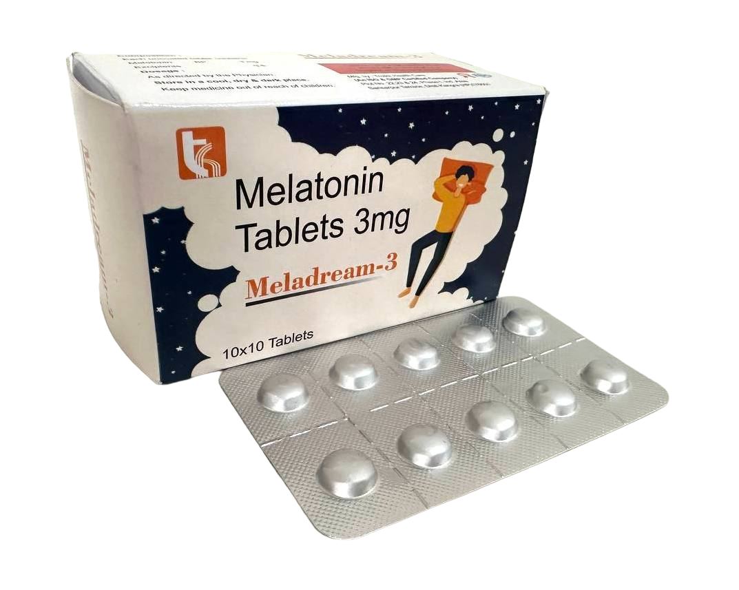 Melatonin 3 mg Tablets Tablet — manufactured by Trumac Healthcare