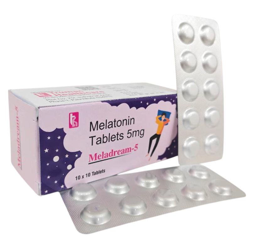 Melatonin 5 mg Tablets Tablet — manufactured by Trumac Healthcare