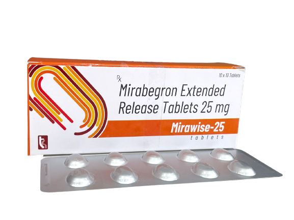 Mirabegron 25 mg Tab Tablet — manufactured by Trumac Healthcare
