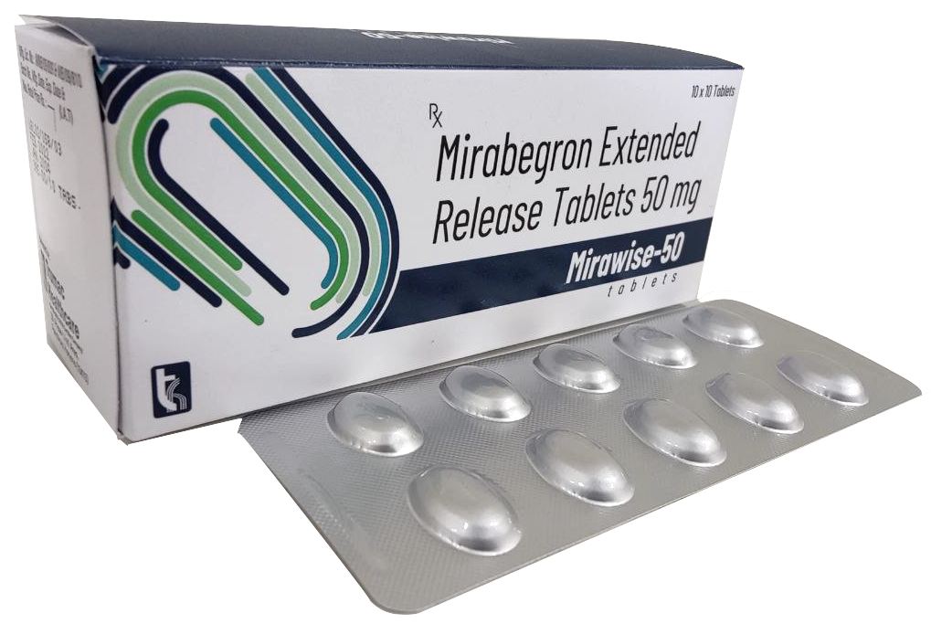 Mirabegron 50 mg Tab Tablet — manufactured by Trumac Healthcare