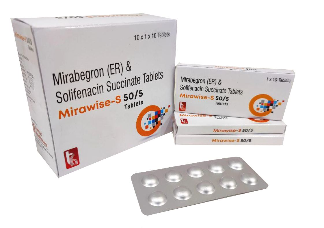 Mirabegron 50 mg + Solifenacin 5 mg Tablets Tablet — manufactured by Trumac Healthcare