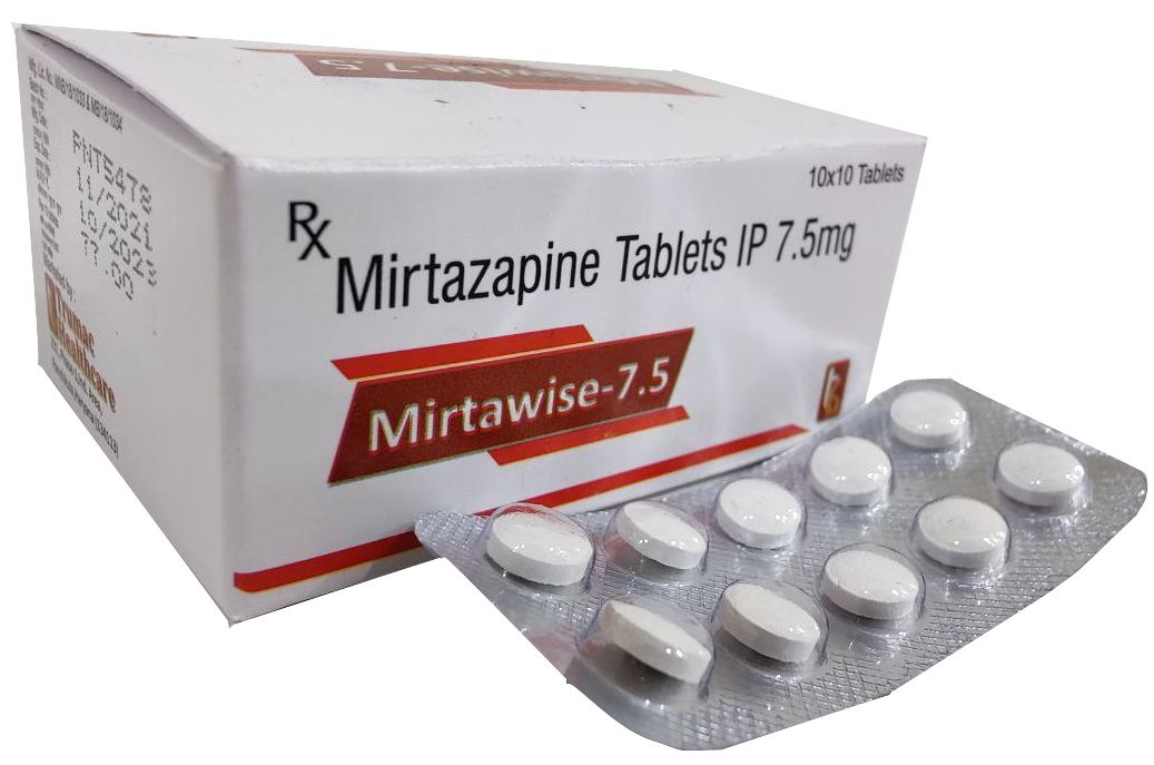 Mirtazapine 7.5 mg Tablet — manufactured by Trumac Healthcare