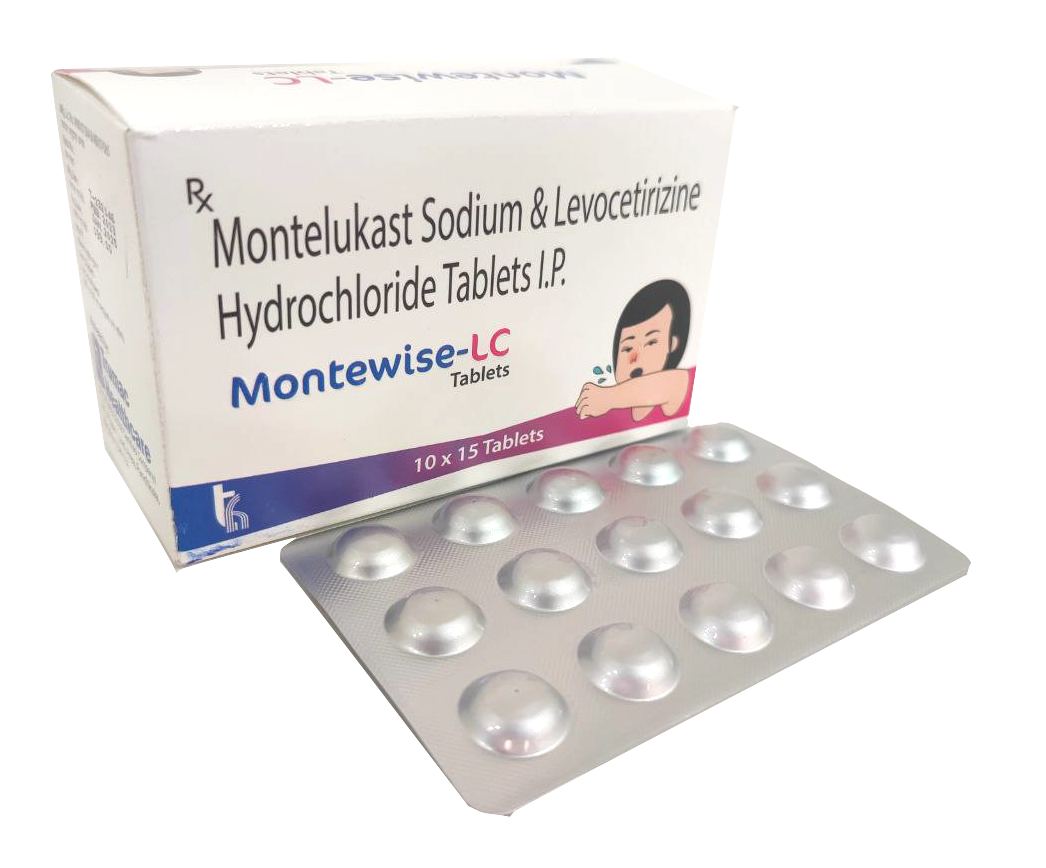Montewise-LC Tablet — Montelukast 10 mg + Levocetirizine 5 mg from Trumac Healthcare PCD Pharma Franchise India