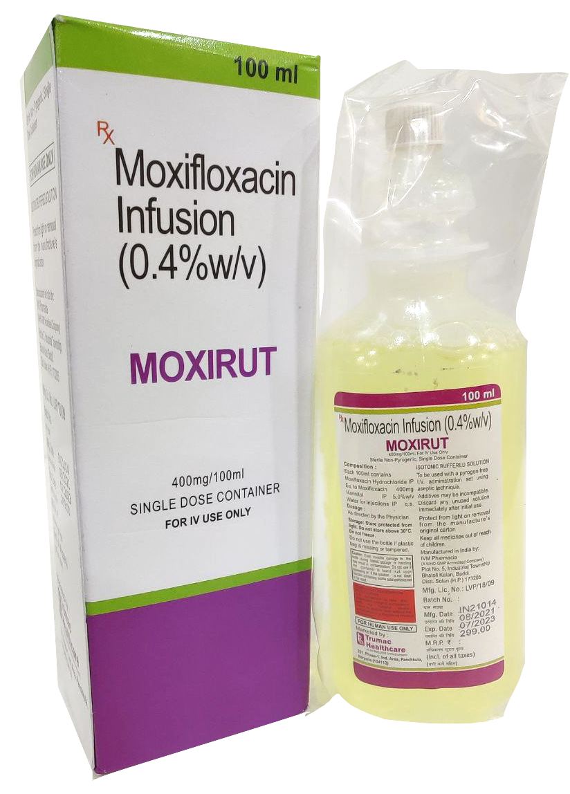 Moxifloxacin 400 mg per 100 ml Infusion IV — manufactured by Trumac Healthcare