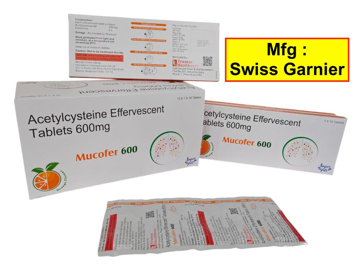 Mucofer-600 Effervescent (Swiss Garnier)