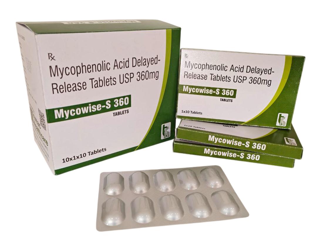Mycophenolate Sodium 360 mg Tablet — manufactured by Trumac Healthcare