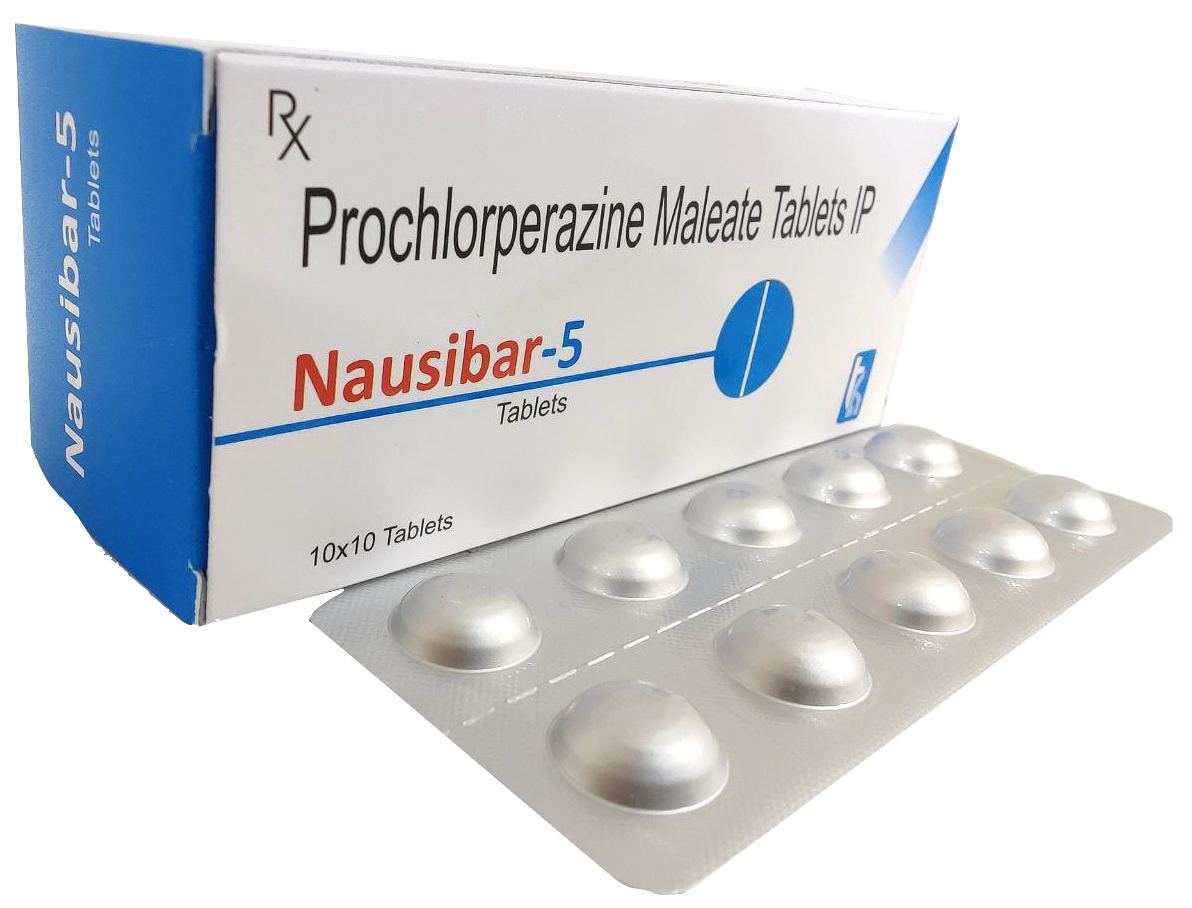 Nausibar-5 Tablet — Prochlorperazine 5 mg from Trumac Healthcare PCD Pharma Franchise India