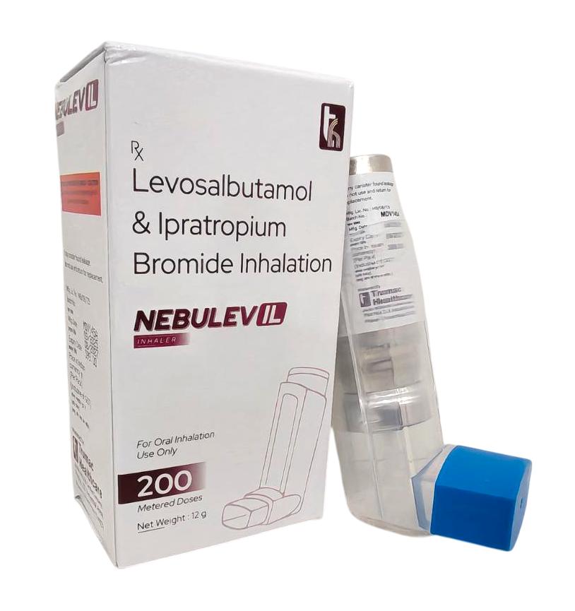 Levosalbutamol (50 mcg) + Ipratropium (20 mcg) Inhaler — manufactured by Trumac Healthcare