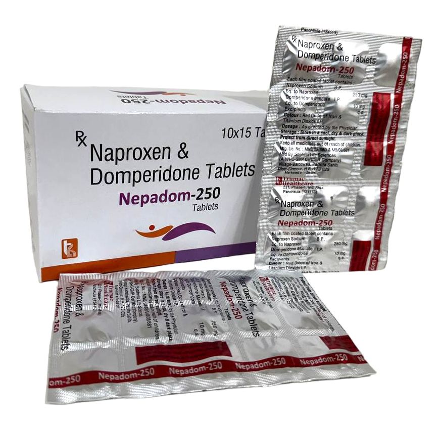 Naproxen 250 mg + Domperidone 10 mg Tab Tablet — manufactured by Trumac Healthcare
