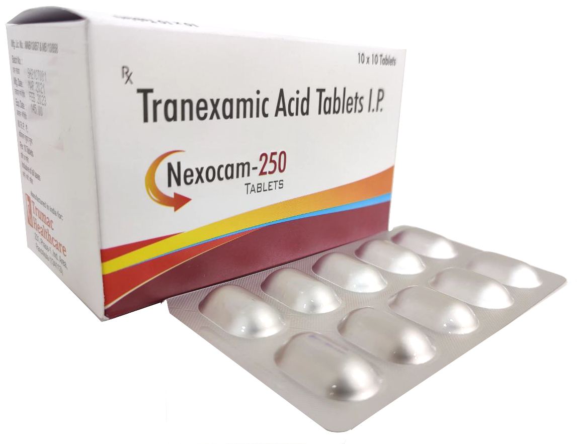 Tranexamic Acid 250 mg Tablets Tablet — manufactured by Trumac Healthcare