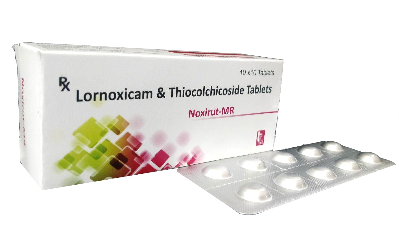 Noxirut-MR Tablet — Lornoxicam 8 mg + Thiocolchicoside 4 mg from Trumac Healthcare PCD Pharma Franchise India