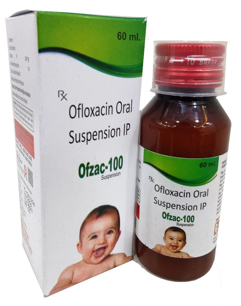 Ofloxacin 100 mg Suspension Suspension — manufactured by Trumac Healthcare